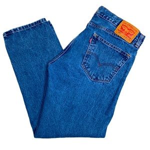 Vintage Levi's 505 Blue Jeans size 34W 29L